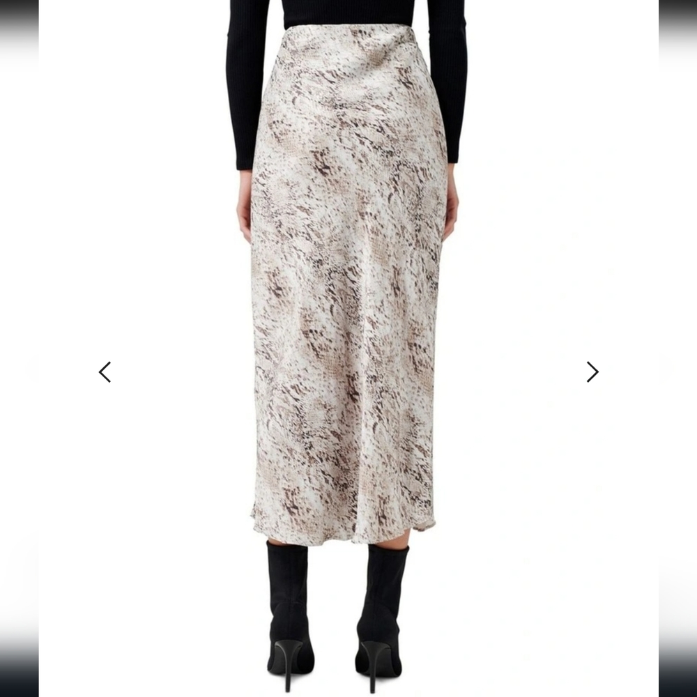 Forever New long skirt 100% slinky viscose pencil style size 6 - Picture 2 of 9